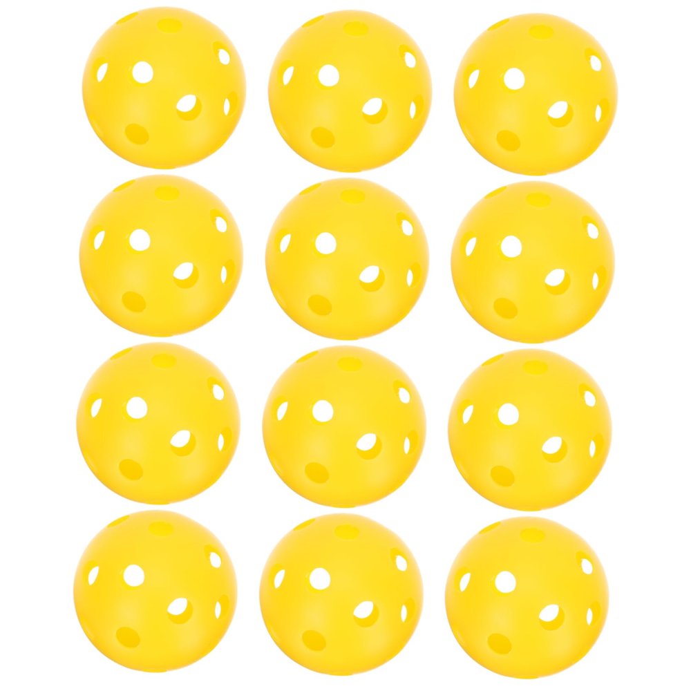 BESPORTBLE 72mm Funny Hole Ball Set 26 Hole PE Blow Molded Floating Floor Ball Net Bag Portable Toy for Boys and Girls for Practice