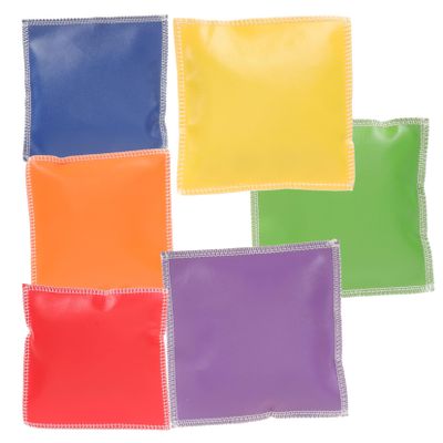 DECHOUS 6pcs Digital Sensory Bean Bags for Cornhole Game Tossing Toys for Boys and Girls Sensory Toys for Classroom