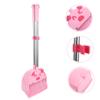 CALLARON Kids Broom and Dustpan Set Mini Household Cleaning Tool Cute Design 2-Piece Toddler Broom Kit for Home Use and Play view 4