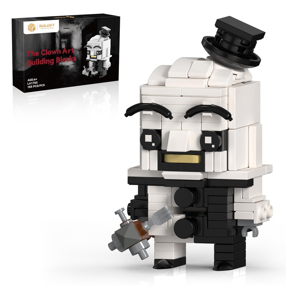 Art The Clown Building Blocks Set, Horror Clown Movie Character Action Figure Toys, Mini Terror Art Clown Building Set, Ideal for Fans Boys Grils Adults