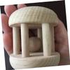 Kisangel Baby Soft Rattle Sensory Toy Wooden Hand Rattle for Toddlers Hand Bell for Baby Safe Infant Toy Play Gym view 3