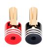 4Pcs RC Heatsink Bullet Plug Connectors with Grips Made of CNC Aluminum Alloy for 1/10 RC Crawler Car (5mm) view 3