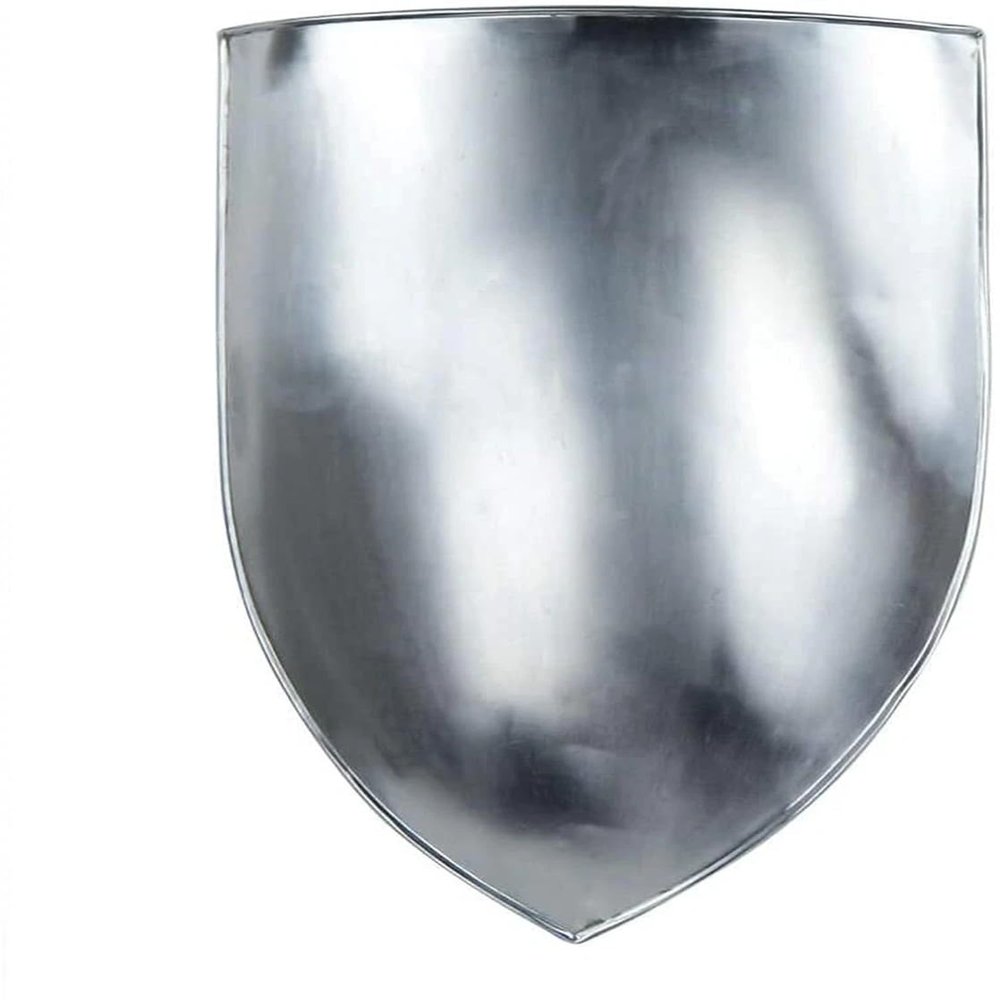 24'' Armor Templar Heater Sheild Suitable For Reenactments, Cosplays Medieval Collectors Halloween Great Gift For Ancient War Lovers.