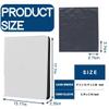 16 Pocket Trading Card Binder,Zipper Card Holder Album Holds up to 1408 Cards with 44 Sleeves, Label DesignCard Collection Binder for TCG Card/Game Cards/Sports Card -White view 2