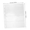 Veemoon 20sheets Stamp Album Pages Standard Sleeves for Collectors for Stamps and Currency Organization Design Row Layout view 4