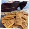 DECHOUS 9Pcs Wooden Bagua Divination Tool Set for Spiritual Guidance and Fengshui Practices Includes Pendulum Board and Dowsing Cards for Accurate Readings view 4