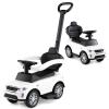 OLAKIDS Push Car for Toddlers, 3 in 1 Licensed Landrover Baby Ride on Toy with Parent Control Handle Safe Guardrails, Kids Sliding Walker with Under Seat Storage Horn for Boys Girls (White) view 1