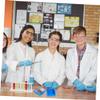 Unomor 4pieces Aluminum Wood Iron Density Block Set Science Experiment Supply for School Lab view 2