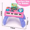 Baby DJ Table for Toddlers 1-3 with Music & Light, Musical Baby Piano Toys 6-9-12-18 Months Toddler Activity Table Music Instruments Learning Toys for 1 Year Old Girl Easter Birthday Gifts Age 0-2 view 2