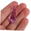 Artibetter Elegant Crystal Pendant Ornaments 5pcs Teardrop Glass Prisms for Chandelier DIY Decor Modern Chandelier Accessories view 3