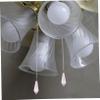 Artibetter Elegant Crystal Pendant Ornaments 5pcs Teardrop Glass Prisms for Chandelier DIY Decor Modern Chandelier Accessories view 4