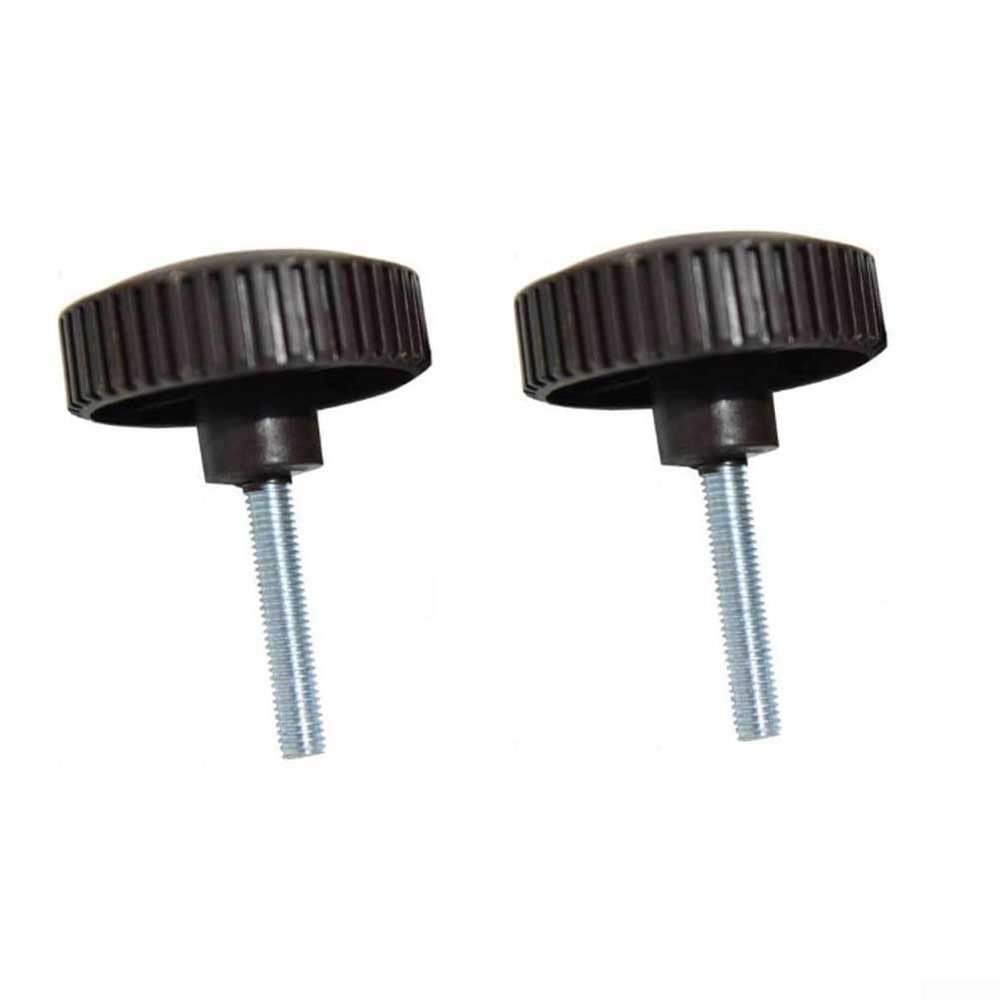 2 Pieces Swing Screw, Outdoor Swing Chair Canopy Fixing Bolts Black Plastic Screws, Garden Furniture Replacement Hardware, Easy to Install, 5.7x7cm