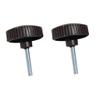 2 Pieces Swing Screw, Outdoor Swing Chair Canopy Fixing Bolts Black Plastic Screws, Garden Furniture Replacement Hardware, Easy to Install, 5.7x7cm view 1