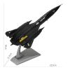 ATXTLWL Environmental Image for: USAF SR-71 Blackbird Scout Alloy SR71 1:144 Scale Die Cast Metal Model view 2