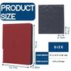 16 Pocket Trading Card Binder,Zipper Card Holder Album Holds up to 1408 Cards with 44 Sleeves, Label DesignCard Collection Binder for TCG Card/Game Cards/Sports Card -Red view 2