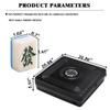 ZHZXWKK Portable Mahjong Machine, Hand-held, Mini-Mahjong, Safe,Suitable for Outdoor Play (Black) view 2