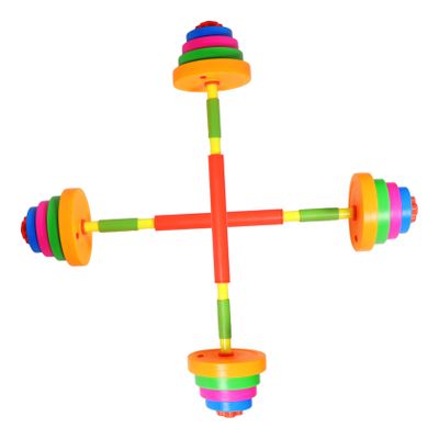BESPORTBLE 2pcs Adjustable Dumbbells for Boys and Girls Gym Toy for Preschool Arm Exercises Suitable for Home and Kindergarten Use Fun Weight Plaything for Active Play