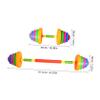 BESPORTBLE 2pcs Adjustable Dumbbells for Boys and Girls Gym Toy for Preschool Arm Exercises Suitable for Home and Kindergarten Use Fun Weight Plaything for Active Play view 2