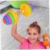 BESPORTBLE 2pcs Adjustable Dumbbells for Boys and Girls Gym Toy for Preschool Arm Exercises Suitable for Home and Kindergarten Use Fun Weight Plaything for Active Play view 4