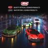 AGM MASTECH 18.7ft Slot Car Race Track Set,4 Official Licensed Light-Up Cars, Steering Wheel&Paw Controllers, Adjustable Speed, 4 Flashing Loop Tracks, Dual Power Modes, for Kids 8+, Family Racing Fun view 4