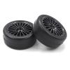 4PCS 1/10 RC Drift Tires 60mm Hard Tyre Smooth Tread for 1:10 RC Racing Car for HPI for HPS for Kyosho for Traxxas On Road Drifting Car Wheels view 4
