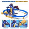 VATOS Dragon Slot Track Cars Set Toys - Racing Car Toy with Light & Spray, 4-7 Years Old Boy Girls Toys, Activity Indoor Kids Track Race Car Gifts view 2