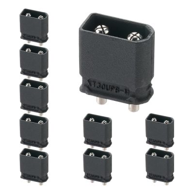 ELFCULB 10PCS Amass XT30UPB-M Male Connectors for Mini UAVs and Robotics