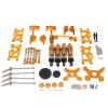 DAIHAOUU for Wltoys 144001 124017 124019 Metal PO Accessories RC Retrofit Kit(Yellow) view 1