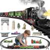 NIPLOOOW Large Train Set for Kids 4-8, Electric Train Toy with Realistic Sound, Lights and Smoke for Under Christmas Tree,Toddler Model Trains for 3 4 5 6 7 8 9 10 11 12 Years Old Kids Toys Gifts view 1