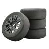 17mm Hex 1/8 RC Foam Tires Wheel Rims 118mm Set for HSP for HPI Racing Car(B) view 1