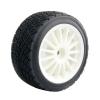 DAIHAOUU 4PCS 2.2 Inch Wheel Rims Hub & 80MM Tires Tyre RC CAR Part RC CAR 1/10 Fit 1:10 for HPI WR8 for Flux for Rally 3.0 110697 94177(Black) view 4