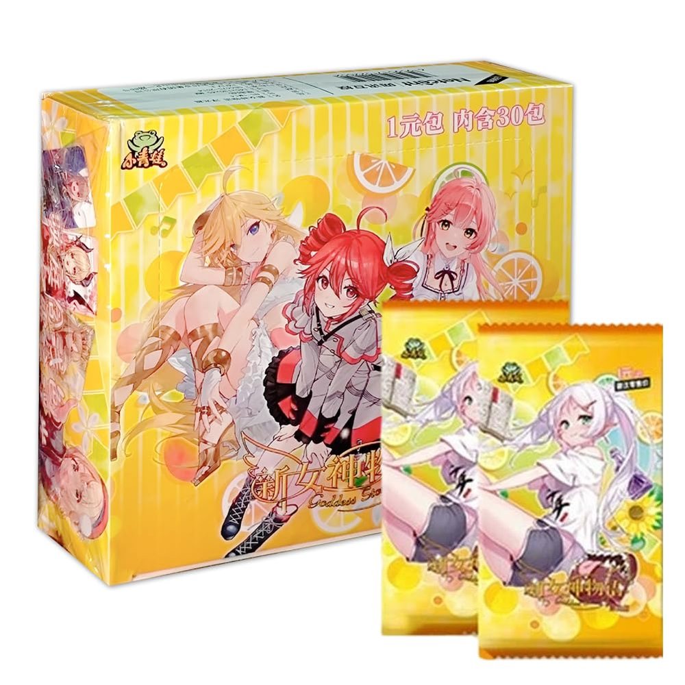 KUPAIDE Goddess Story 1YUAN Series, FuGuang 1 Box, Waifu Girl Card TCG CCG Collection Anime Cards (NS1-14)