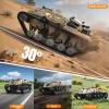 RACENT 1:16 RC Tank Remote Control Tank Off-Road RC Truck 4WD RC Crawler 360Rotating Drifting Car with 2 Batteries view 2
