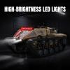 RACENT 1:16 RC Tank Remote Control Tank Off-Road RC Truck 4WD RC Crawler 360Rotating Drifting Car with 2 Batteries view 4