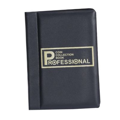 ARTIBETTER 1pc Collection Book Portable Holder for Currency and Stamps and Storage Album for Numismatists and Collectors