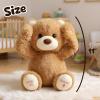 Hopearl Peek A Boo Bear Interactive Repeats What You Say Plush Teddy Bear Toy Musical Singing Talking Stuffed Animal Adorable Electric Animate Gift for Toddlers, Brown, 11'' view 3