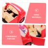 BESPORTBLE 1set Convertible Car Picnic Toy Miniature Tableware and Simulation Food Basket for Boys and Girls Role and Imaginative Play view 3