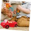 BESPORTBLE 1set Convertible Car Picnic Toy Miniature Tableware and Simulation Food Basket for Boys and Girls Role and Imaginative Play view 4
