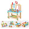 DECHOUS 1set Educational Cartoon Boys and Girls Tool Chair Toy for and Imaginative Play Multi-Purpose Buildable Table Accessories for Hands Learning view 2