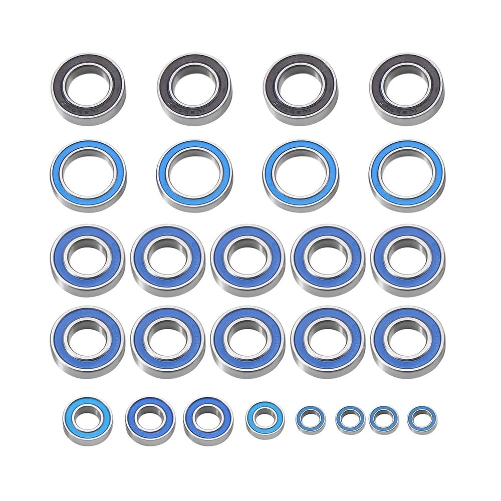 YRhXAF 26pcs Sealed Bearing Kit Compatible with 1/5 KRATON 8S Outcast 8S RC Car Upgrade Parts Accessories