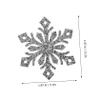 ARTIBETTER 30pcs Snowflake Hair Pin Diy Accessory Kit Shiny Snowflake Decorations for Hairband Party Supplies view 2
