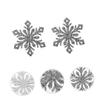 ARTIBETTER 30pcs Snowflake Hair Pin Diy Accessory Kit Shiny Snowflake Decorations for Hairband Party Supplies view 4