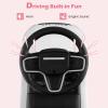 Licensed Push Car for Toddlers by INFANS, 3 in 1 Sliding Walking Car with Push Handle, Horn, Music, Underneath Storage, Foot-to-Floor Ride on Toys for Boys Girls (Pink) view 4