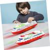 Kisangel 10pcs Plastic Cruise Ship Toy Pull Back Steamship for Toddlers (1-3) Boys and Girls Toys Abs Material Educational Playset for Boys Girls view 4
