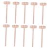 OUNONA Boys and Girls Beat Toy 10pcs Wooden Hammer for Children Educational Toy Home Decor Tool Interactive Parent-child Play view 1