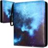 1080 Pockets Card Binder 9 Pocket, Trading Card Binder with 60 Page Removable Sleeves, Zipper Card Book Album Holder[PROTECTIVE][PLEASANT TOUCH SURFACE] Blue SKY view 1