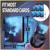 1080 Pockets Card Binder 9 Pocket, Trading Card Binder with 60 Page Removable Sleeves, Zipper Card Book Album Holder[PROTECTIVE][PLEASANT TOUCH SURFACE] Blue SKY view 2