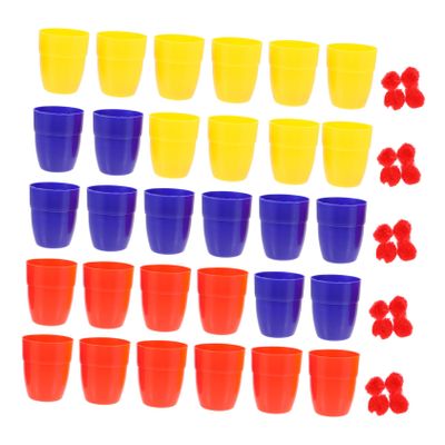 BESPORTBLE 30pcs Trick Cups Professional Magician Props for Boys and Girls Parties Easy to Use Stacking Cups Fun Gimmick for Close-Range Stage Show Great for Entertaining