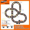 Slot Car Race Track Set with 4 Light-Up Cars, 2 Speed Adjustable Steering Wheel Controllers, 16.7ft Track with Overpass, Lap Counter, Dual Power Mode, Gift for Boys Girls Age 8+ view 2