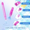 Daemson Invisible Ink Pens with UV Light, 80 PCS Bulk Spy Pens for Kids Party Favors, Secret Message Marker Set for Halloween Goodie Bags, Christmas Stocking Stuffers, Classroom Prizes & Treasure Hunt view 3